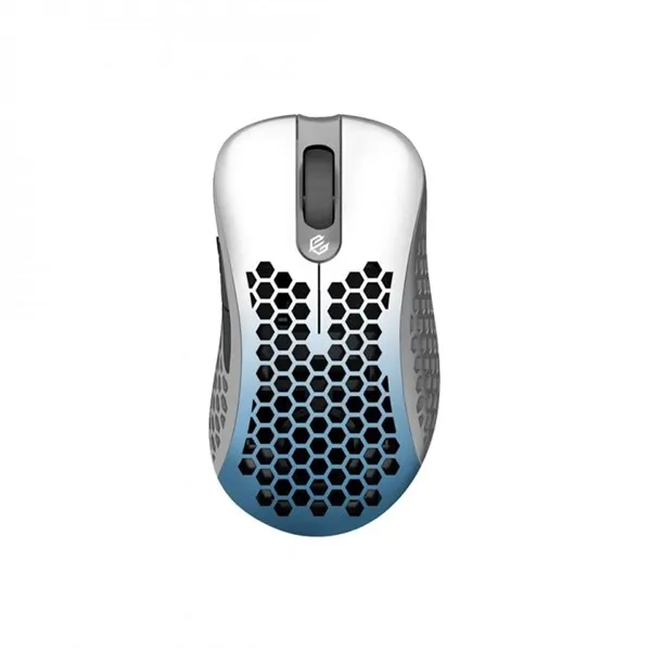 G-Wolves Sköll RGB Gaming Mouse - White/Blue - Gaming Mus - Optisk - 7 knapper - Hvid med RGB-LED lys