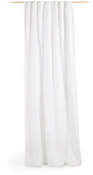 LAFORMA Marja gardin - hvid bomuld og hør (140x270)
