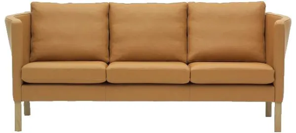 Nielaus AV59 lædersofa - 3 pers.